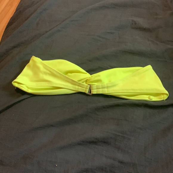 neon yellow bikini top - Picture 2 of 3